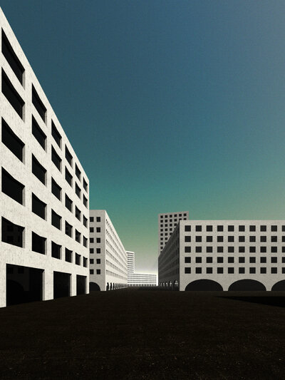 Große Häuser Leipzig, Platzraum, Anlayseseminar Masterthesis Bauhaus-Universität Weimar