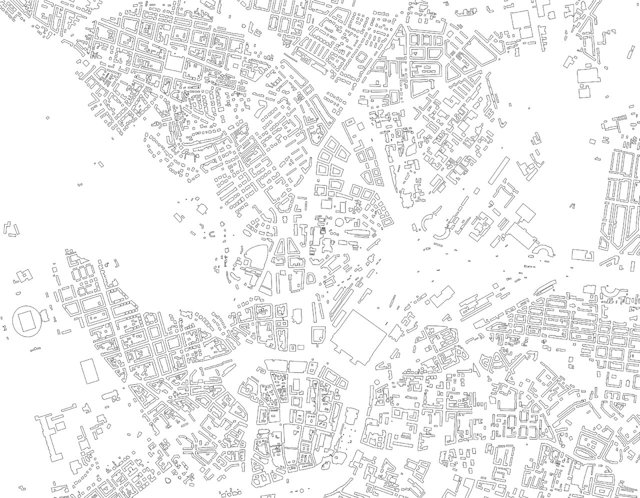 Große Häuser Leipzig, Übersichtsplan, Masterthesis Bauhaus-Universität Weimar