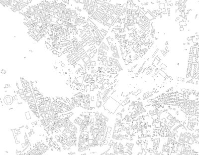 Große Häuser Leipzig, Übersichtsplan, Masterthesis Bauhaus-Universität Weimar