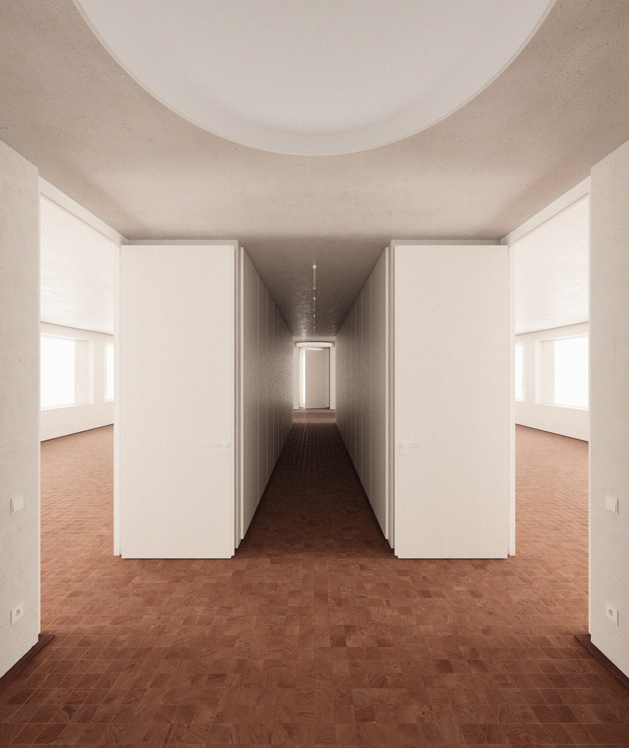 Museumserweiterung Wiener Secession, Blick in die Verwaltung, Semesterprojekt Bauhaus-Universität Weimar